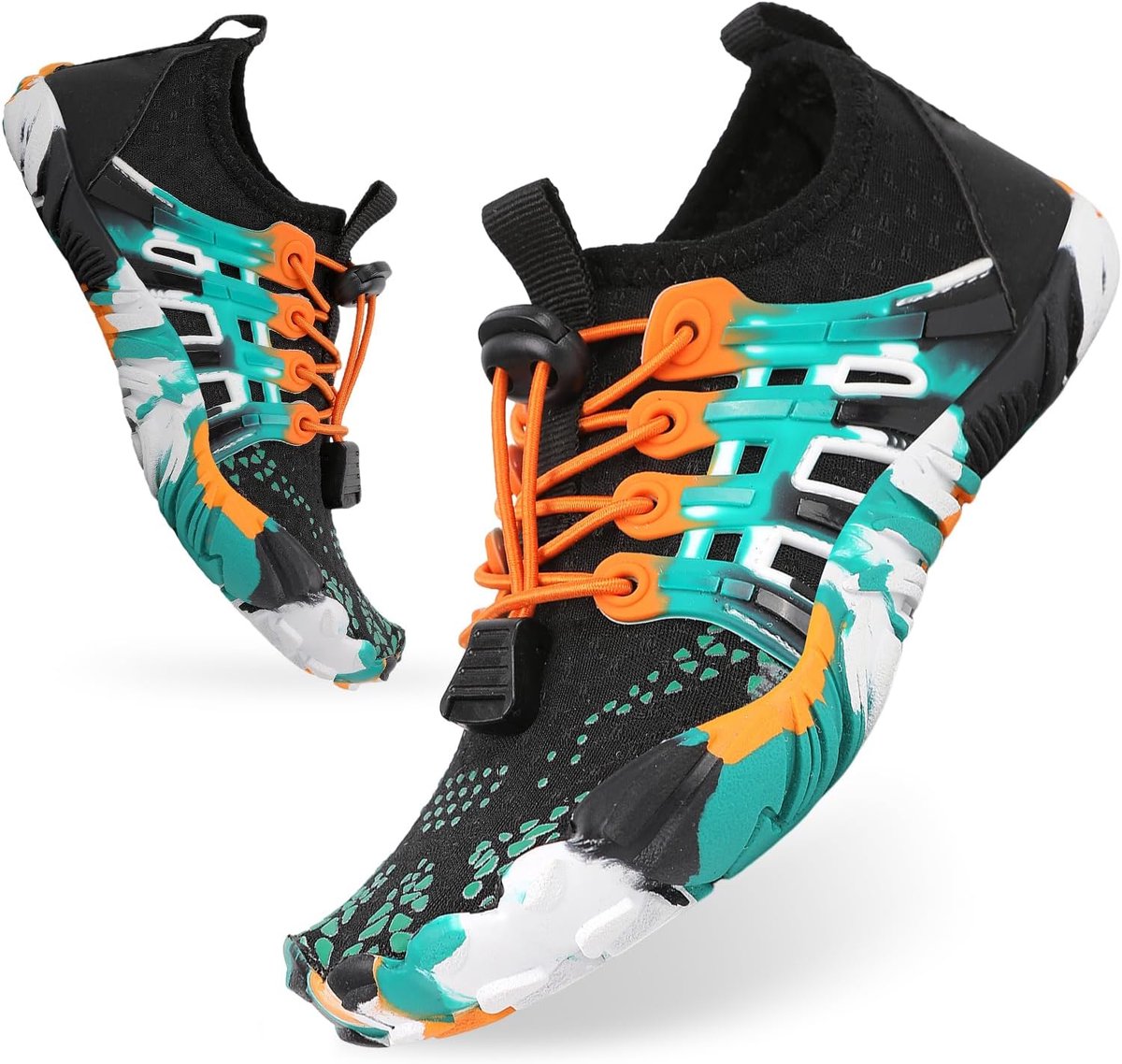 Waterschoenen voor kinderen, meisjes en jongens, strandschoenen, antislip, blote voeten, waterschoenen, sneldrogend, blote voeten, zwembad, aqua, surfen, zwemmen, duiken, sport