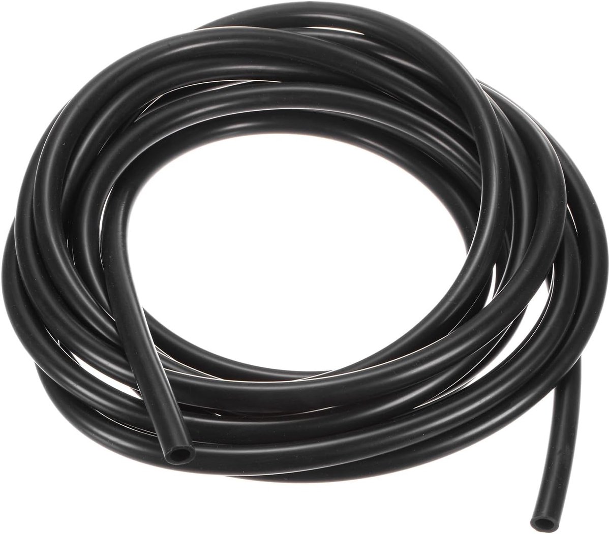 Siliconen buis, 1/4 inch [6 mm] ID x 11/32 inch [9 mm] OD flexibele siliconen rubberen buis, 16ft hoge temperatuur waterluchtslangpijp voor pomp/vloeistofoverdracht, brouwen/aquaponics
