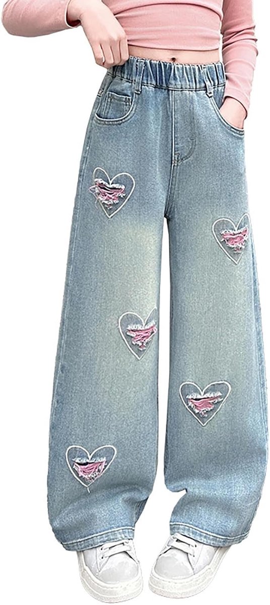 Broek voor meisjes, katoen, kinderen, legging, joggen, cargo, comfortabel, zacht, sportkleding, elastische taille, casual, modieus, ademend, laag A23