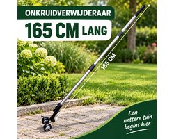 165 CM Onkruidverwijderaar Zonder Buigen – Metaal – 165 cm – Voor Tuin & Gras-Duurzame Onkruidsteker – 165 cm – Ergonomisch & Roestbestendig Metaal