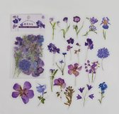 Candy Poetry Groene Botanische Stickers Set van 40 – Plantenstickers, Bloemenstickers, Natuurstickers, Groene Stickers, PET Stickers voor Laptop, Waterfles, Telefoon, Notitieboek, Journal & Scrapbooking