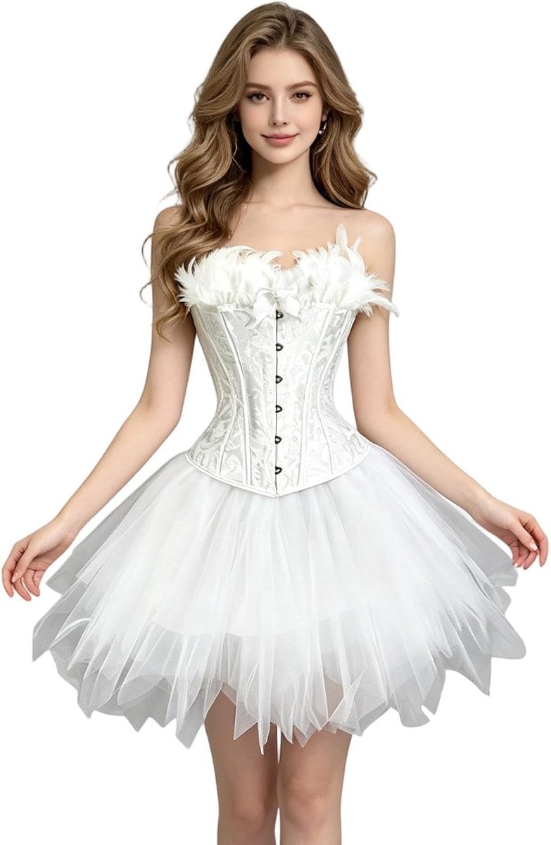 Corset Jurk Romantische Halloween Rollenspel Kleding Set