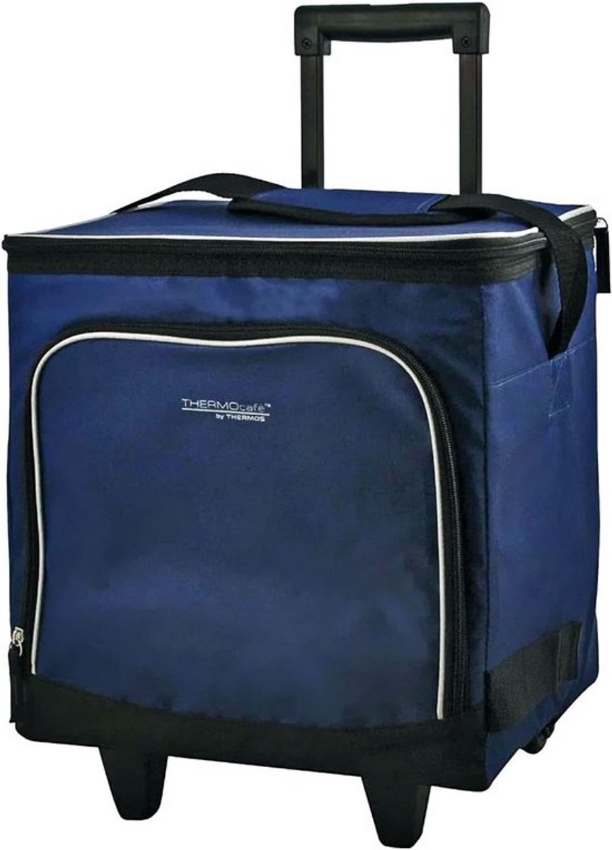 Koeltas op wielen 28 liter - Marineblauw