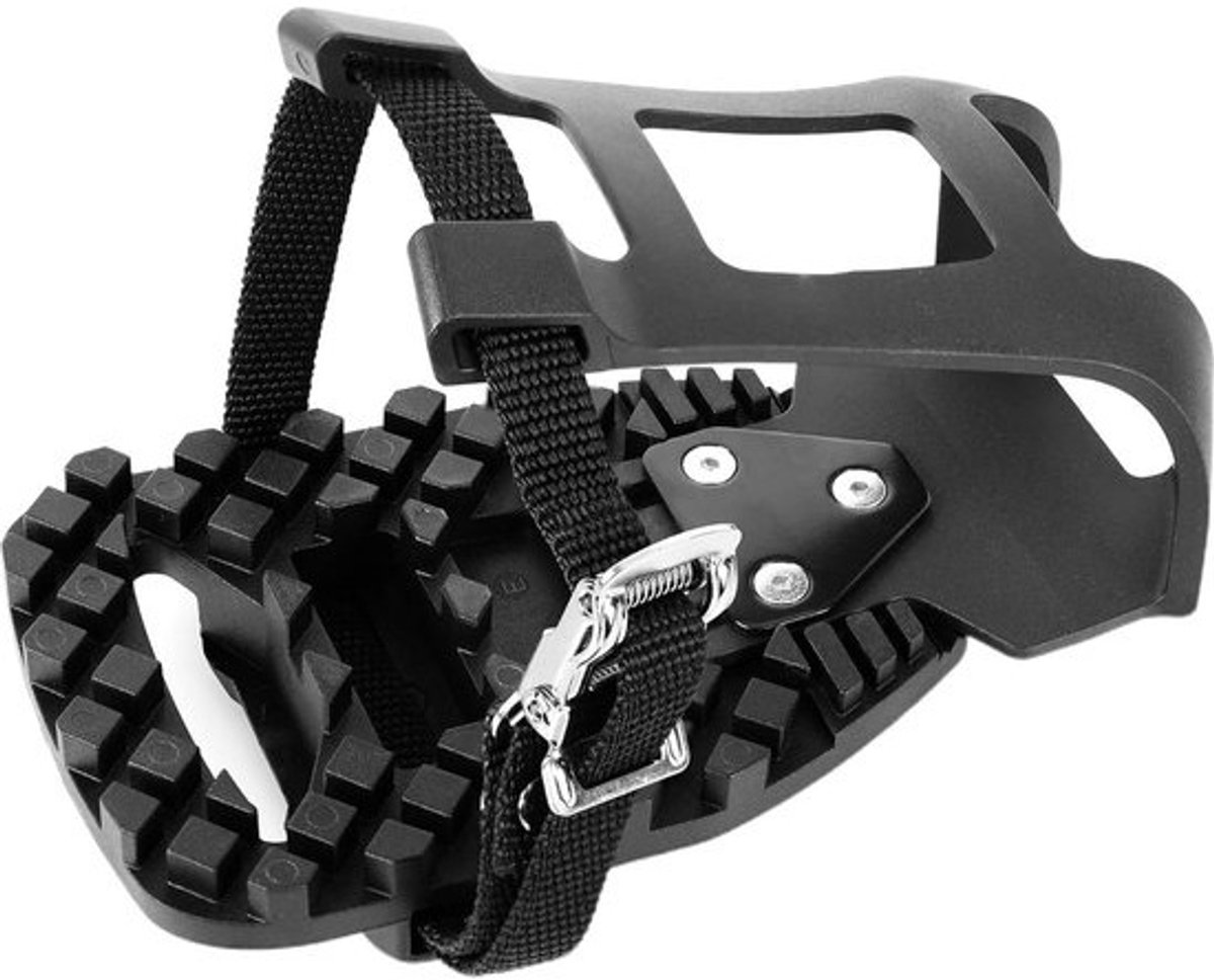 Teenclips voor fiets - Voor indoortraining en spinbikepedalen - Compatibel met Peloton Bike-pedaal - Toeclipbanden - Rijden met sneakers