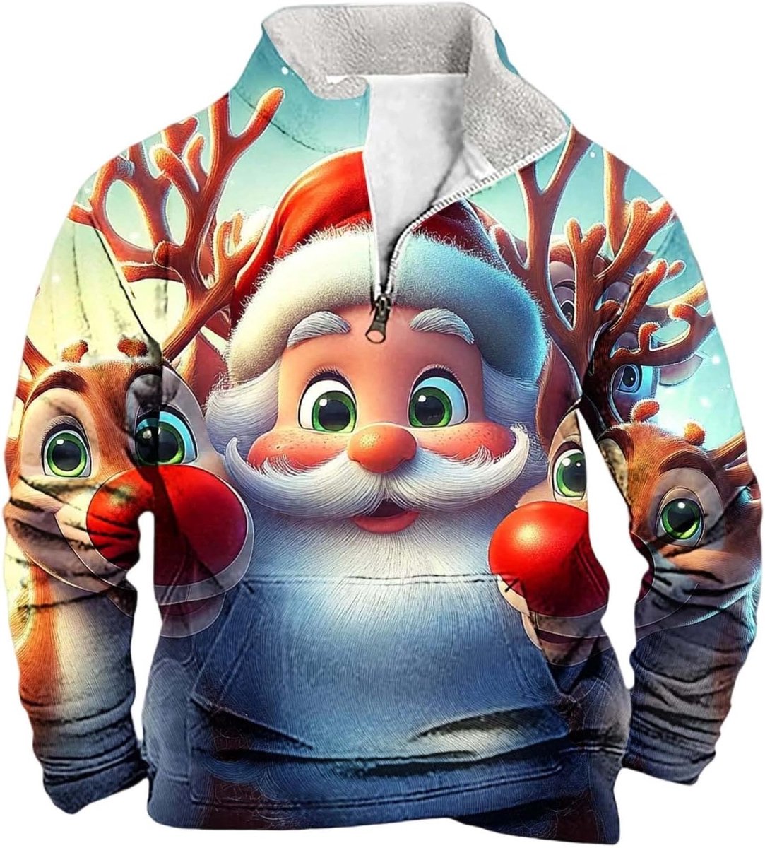 Ronde hals trui met lange mouwen en thermische fleece voering voor de winter, ideaal voor casual gebruik, comfortabel en warm, ideaal voor stadskleding.