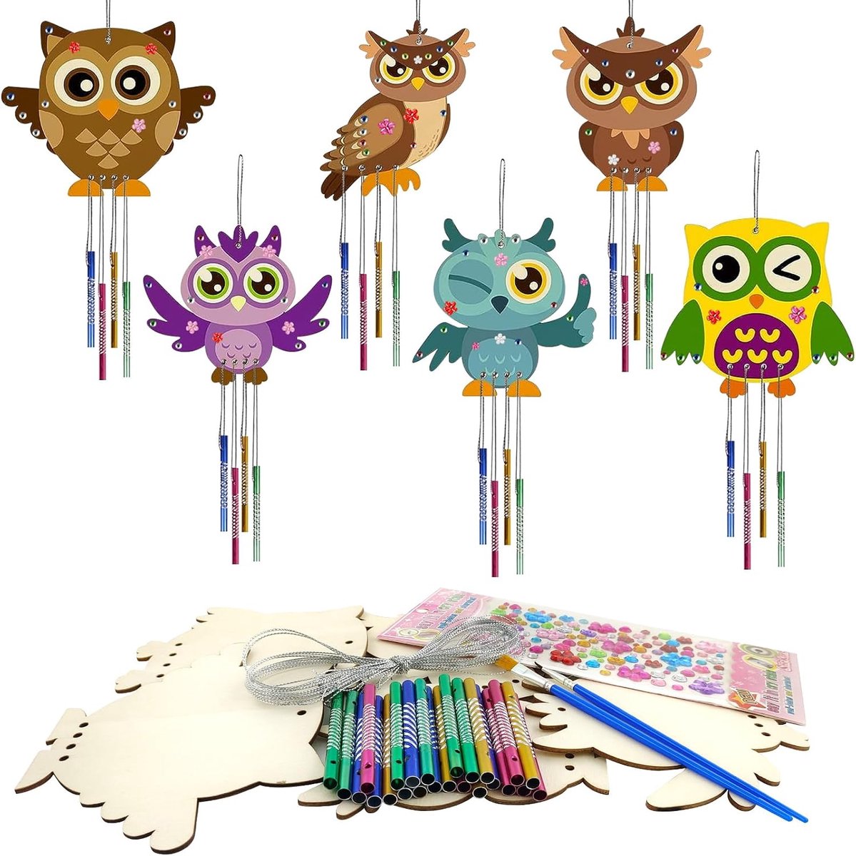 Houten decoratieve hanger herfst voor kinderen