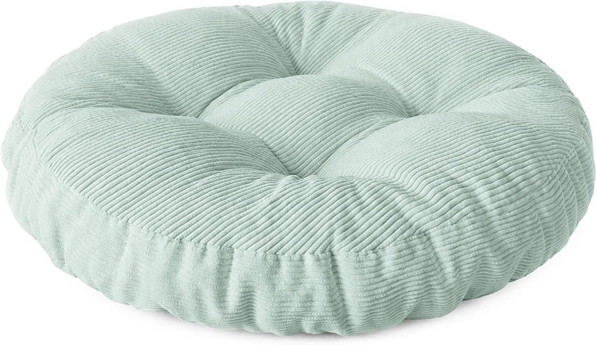 Zitkussen 65x65 cm antislip wasbaar zitkussen, mintgroen