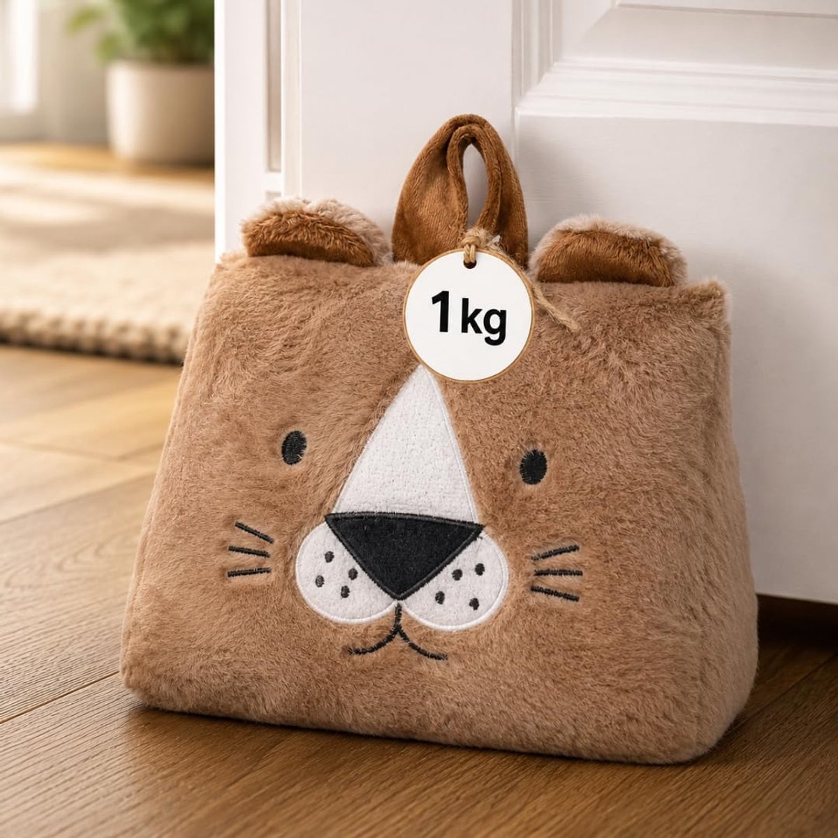 Dier beer pluche 1 kg deurhouder stof kinderkamer decoratie
