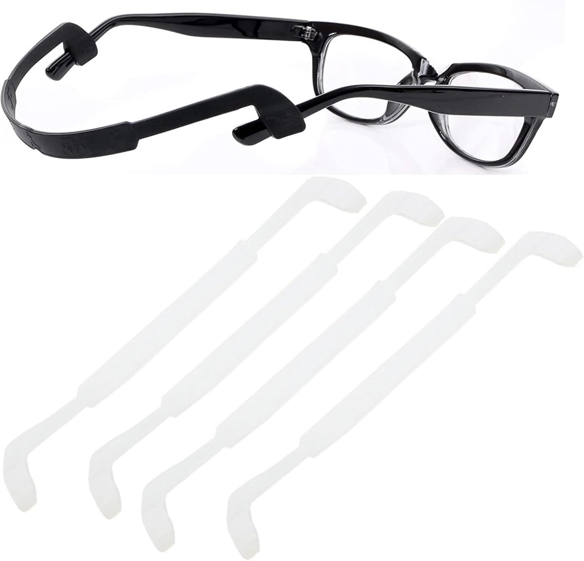 OPUGIT Non-slip Glasses Strap,Silicone Soft Glasses Holder Glasses Holder,Glasses Strap - ShopVlot