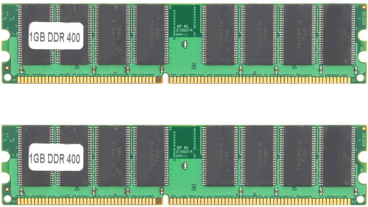 DDR geheugenmodule 1GB PC3200 - 400MHz RAM - hoge compatibiliteit - verbeterde systeemprestaties - ShopVlot