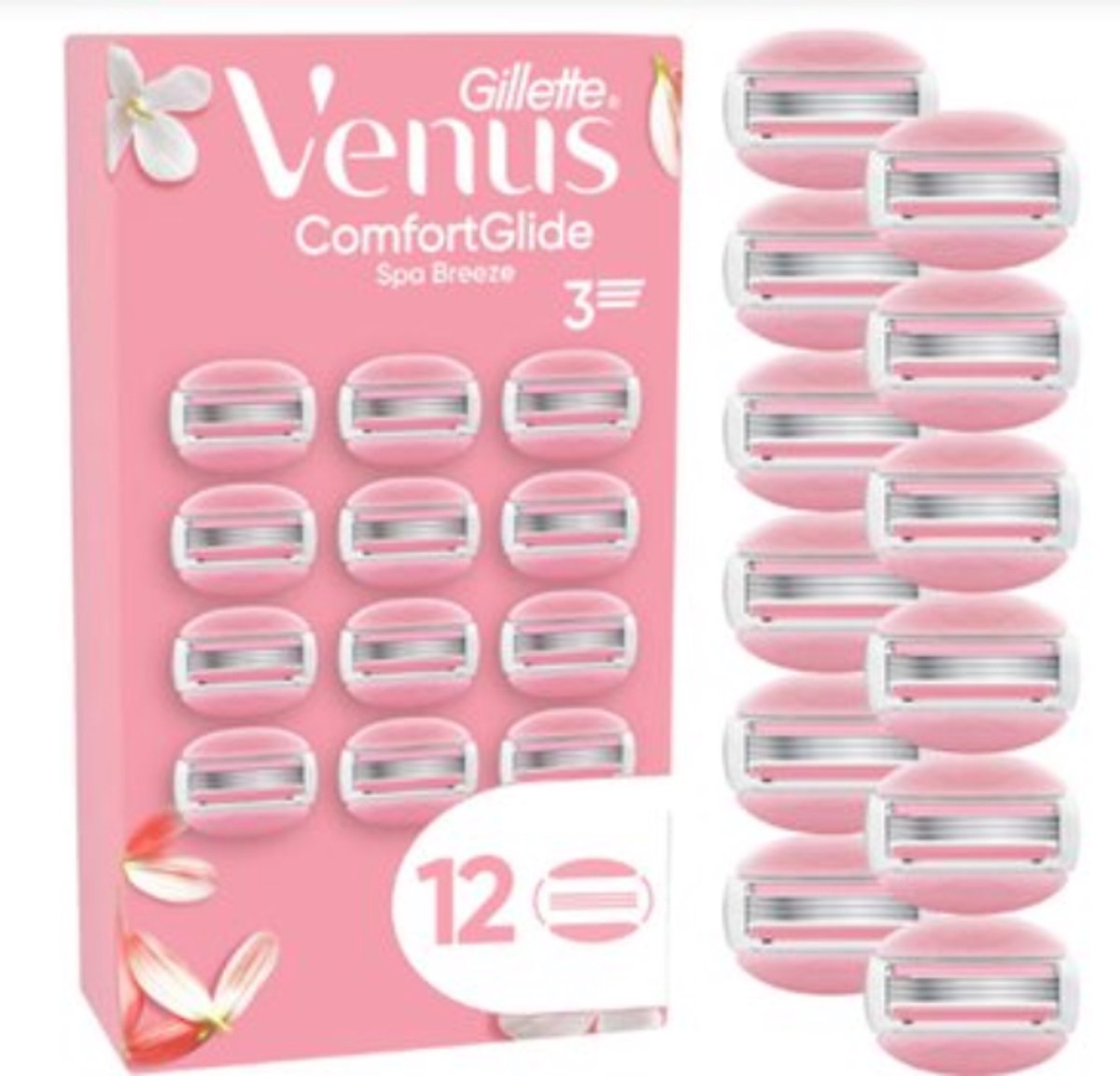 Gillette Venus Comfortglide Spa Breeze Scheermesjes voor Vrouwen - 12 navulmesjes