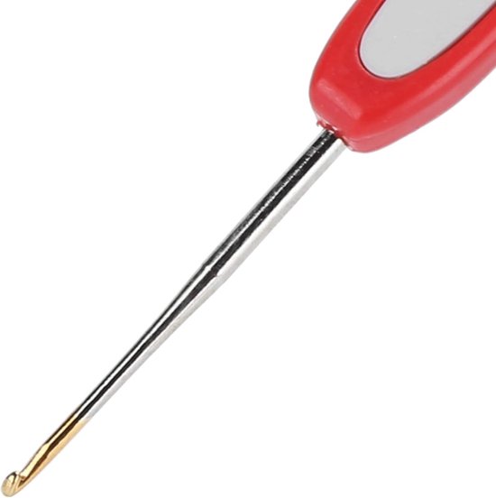 Set van 8 Haaknaalden met Kleurrijke Handvatten voor Breien en Haken - Diverse Maten van 1.0mm tot 2.75mm voor Creatieve Projecten — afbeelding 5