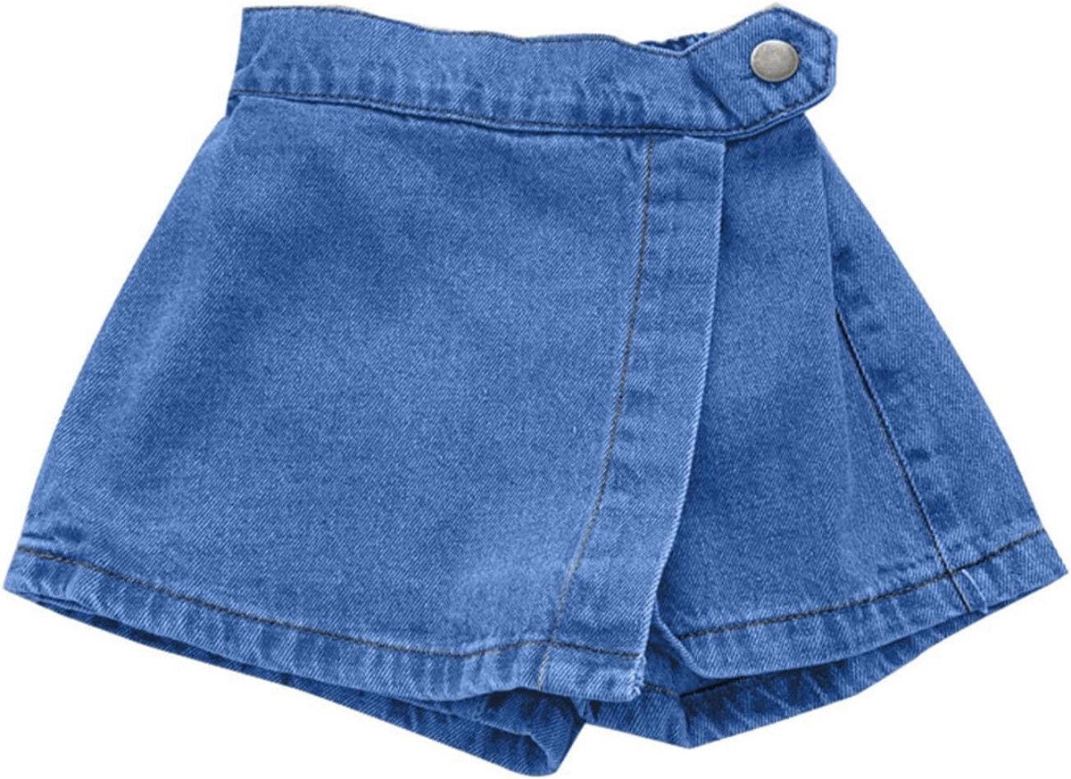 Broek voor meisjes, geborduurd, vlinder, denim, stretch, school, ceremonie, chique, schattig, verstelbare maat, kinderkleding, lente, A77