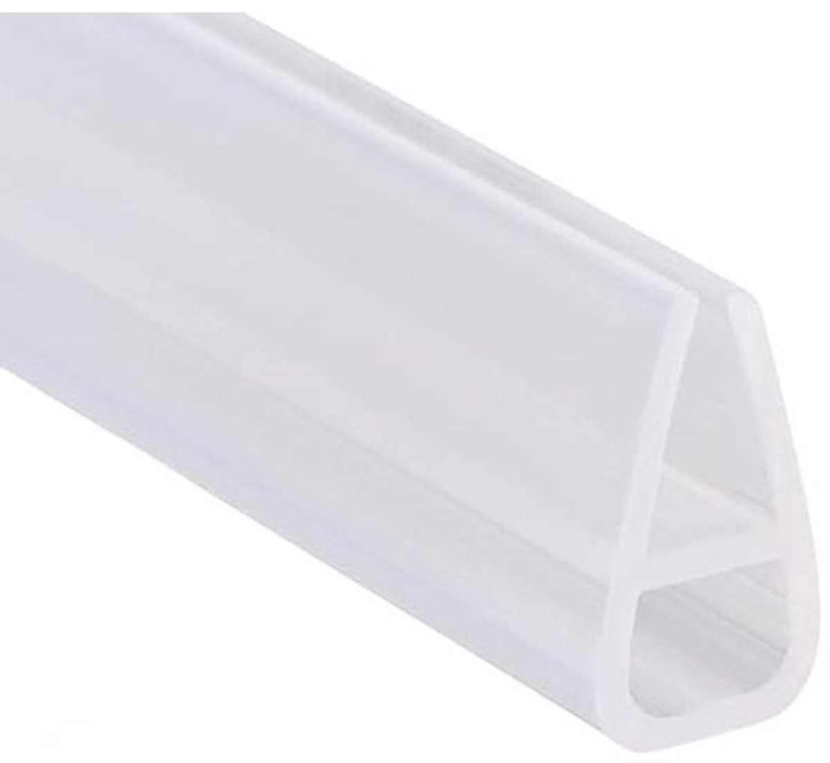U-vormige douchedeurafdichtstrip - 2 meter - Voor glazen deuren