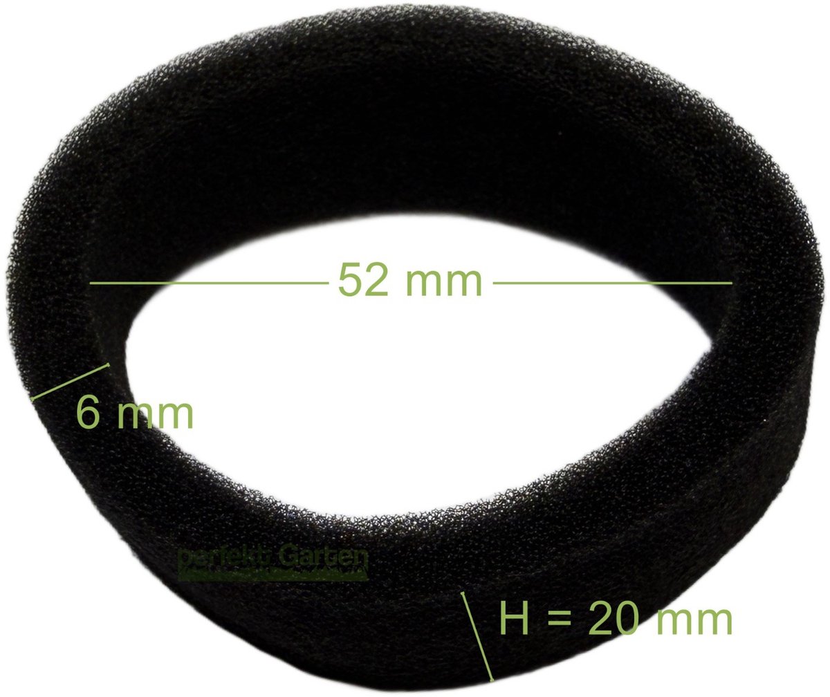 luchtfilter voor bosmaaier BC CG CYG WLBC 26 32 33 260 415 430 520