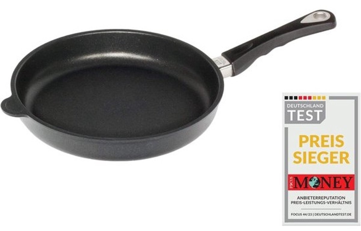 Koekenpan - Koekenpan - Voor allround koken - Lotan-antiaanbaklaag - Ø 26 cm - Zwart