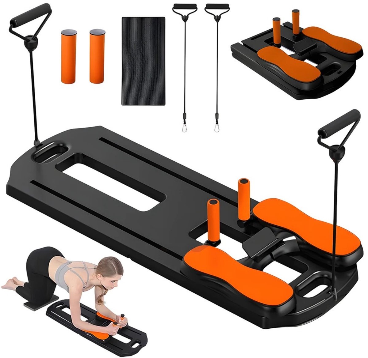 Noventra Fitness Board – Multifunctioneel Fitnessbord voor Krachttraining, Core, Borst, Armen, Schouders & Benen – Trainingsbord voor Thuis Workout