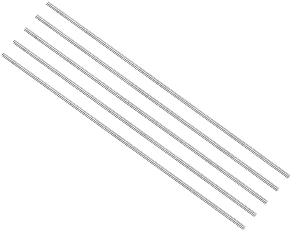 Stang van staal, diameter 0,8 mm, lengte 60 mm, sneldraaistaal voor doe-het-zelf gereedschap - (toepassingen: voor boren, draaimachines, boormachines), 5 stuks