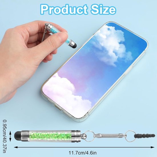 Dailygoods- Stylus Pen - 10 Stuks - Mini Touchscreen Pen - Draagbare — afbeelding 3