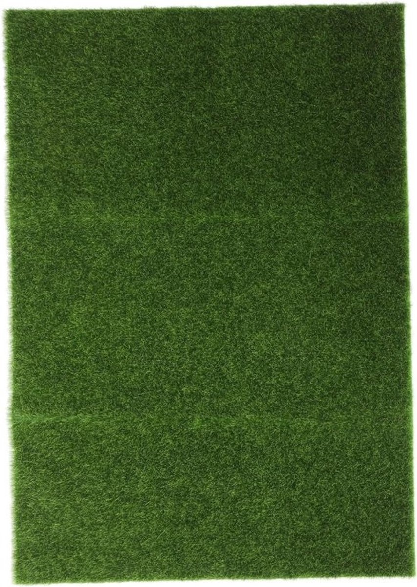 Kunstgrasmat - Nepgrastapijt - Buitendecoratie - Realistisch uiterlijk - 69 x 49 cm - Groen