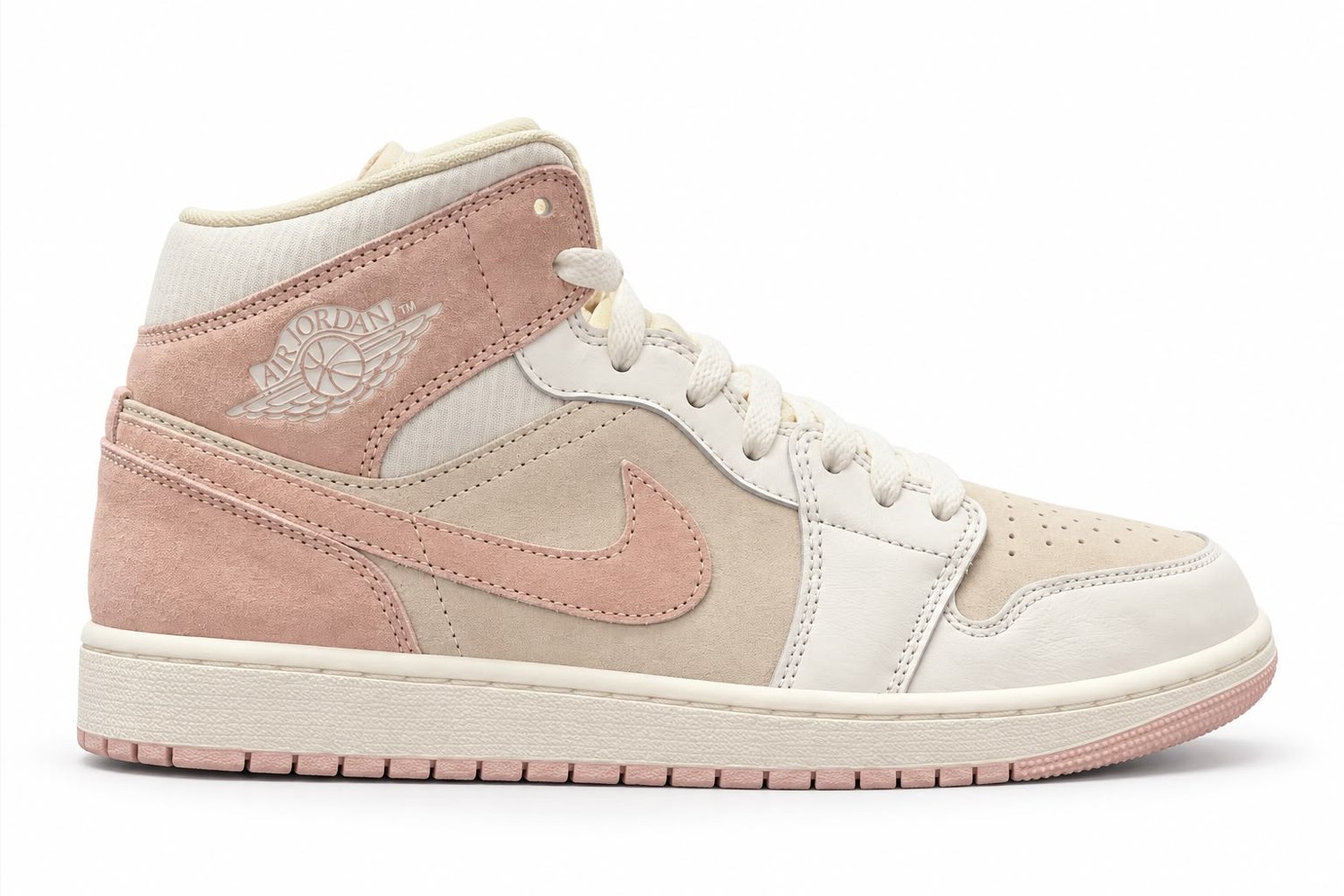 WMNS AIR JORDAN 1 MID SE Roze