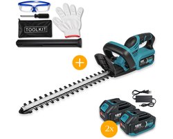 Instava Accu Heggenschaar 51 cm – Incl. 2x 4.0Ah Accu & Lader – Makita LXT 18V Compatibel 