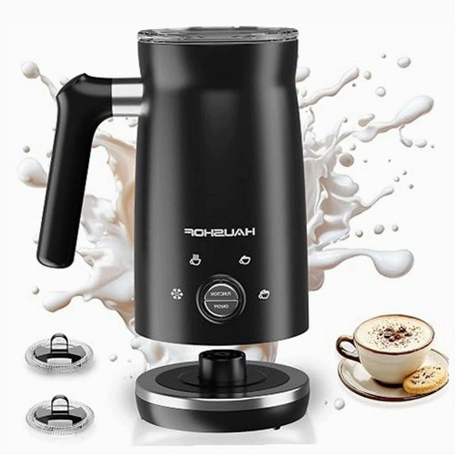 Elektrische Melkopschuimer 4-in-1: Automatisch voor de Perfecte Koffie
