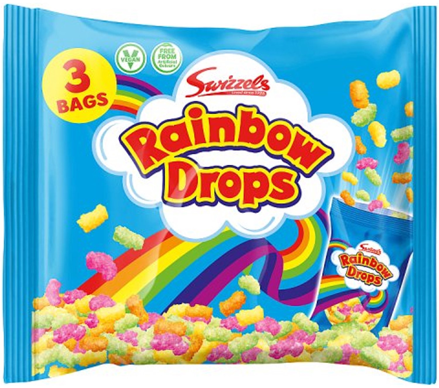 Swizzels Matlow Rainbow Drops - Zacht snoep - 10 x 96 g