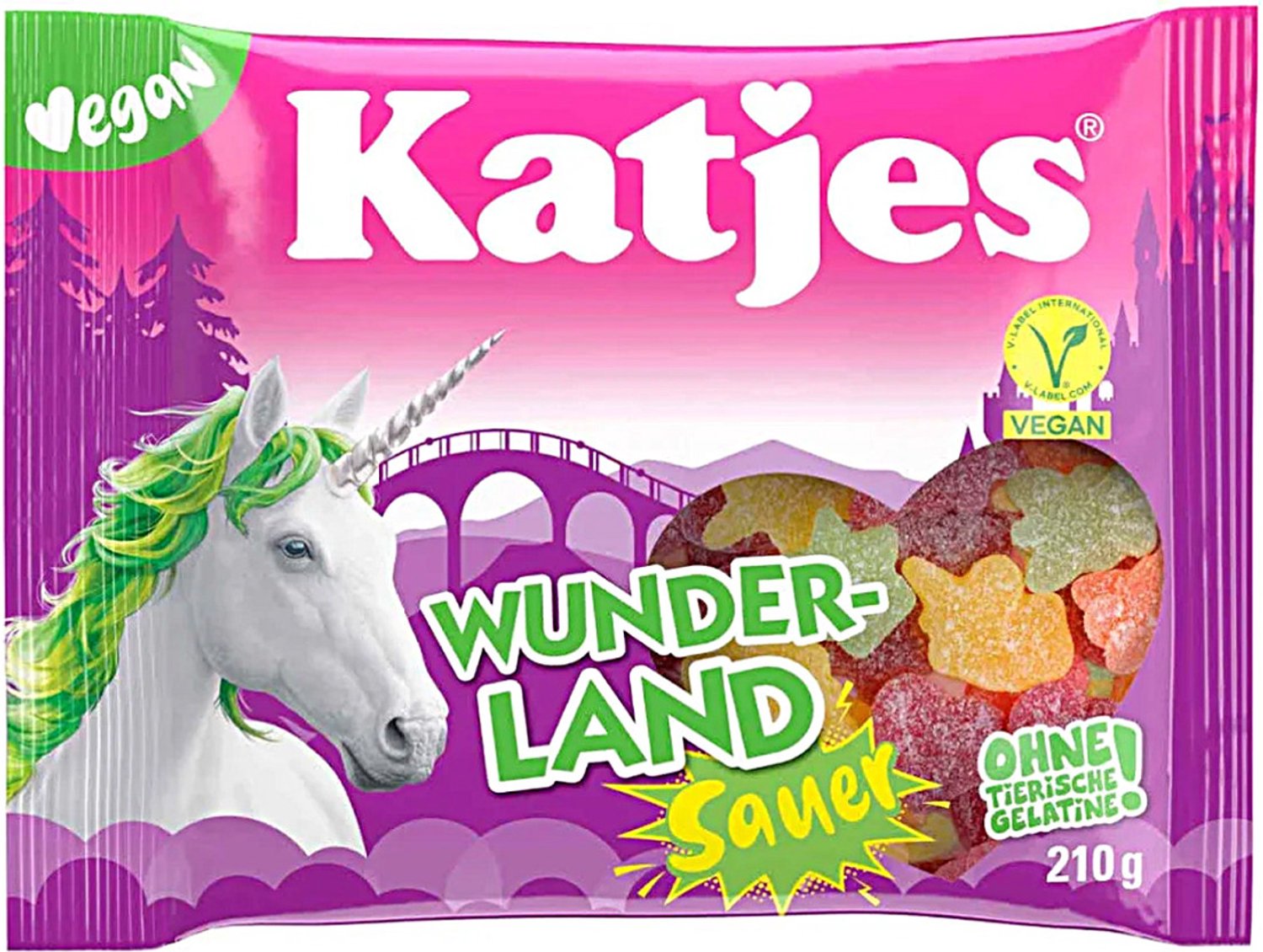 Katjes Wunderland Sauer - zacht snoep - 18 x 120 g