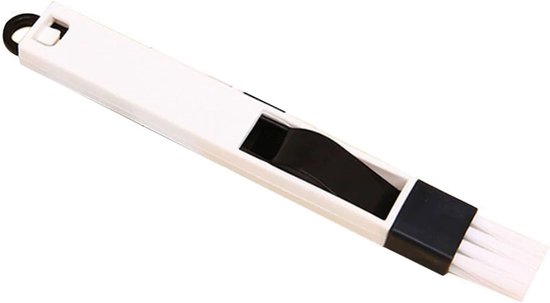 2 Stuks 2 In 1 Reinigingsborstel Met Blik voor Hoeken (BLACK) — afbeelding 3