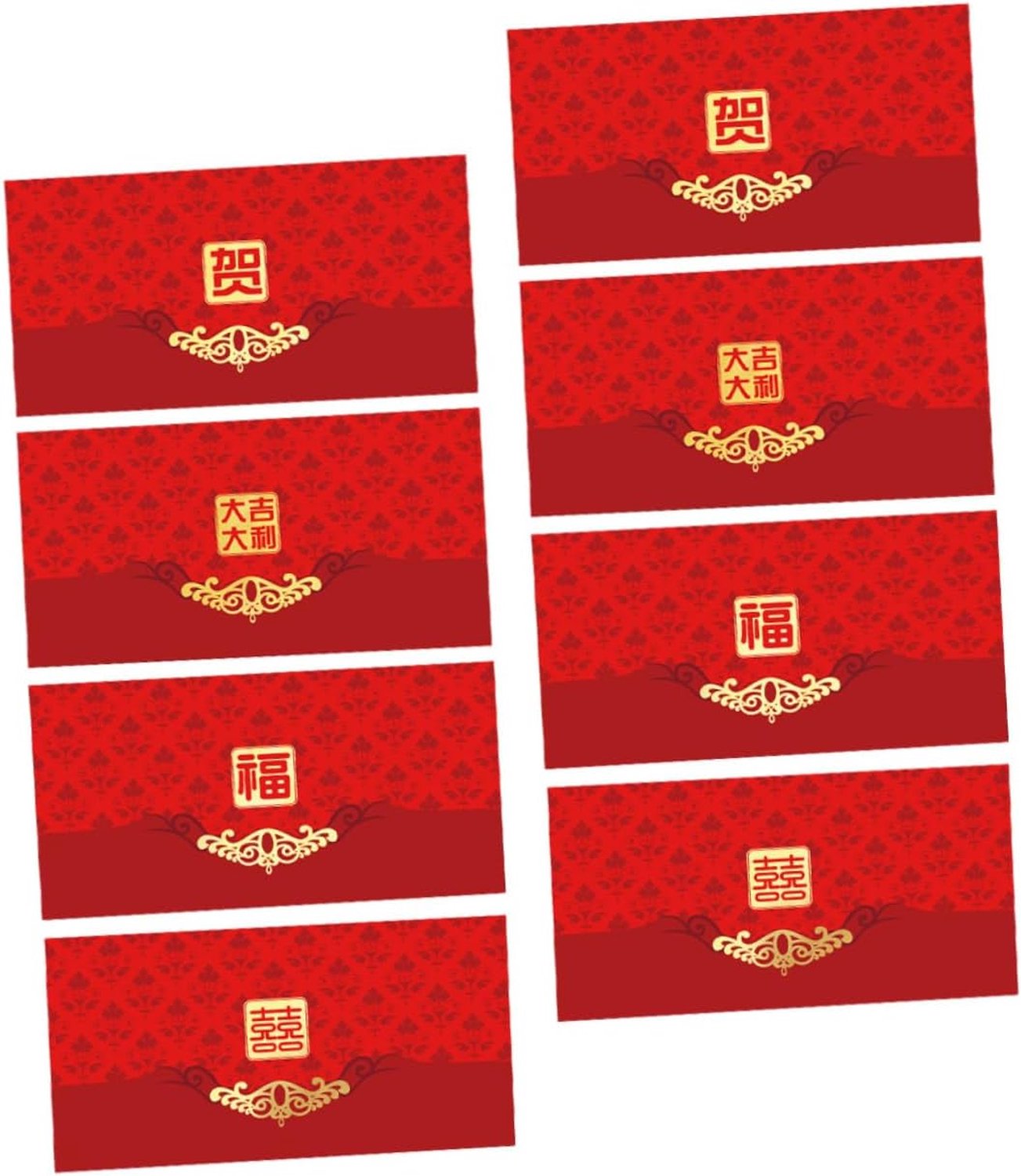 Chinese Nieuwjaar Pakjes 40 Enveloppen Karakter Gemaakt Van Koperpapier