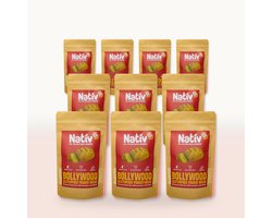 Nativ Bollywood Bakmix- Glutenvrij Koolhydraatarm Vezelrijk Broodmix - 350g - zonder mais -of rijstmeel - 10 pack