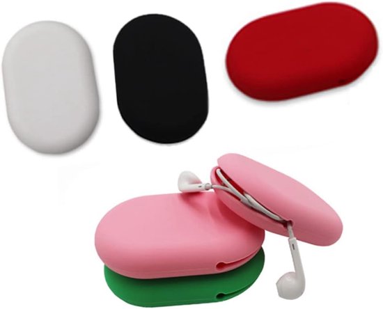 Jojofuny 2 Stuks Organiseer Uw Oordopjes Met Deze Siliconen Oordopjeshoes Hoofdtelefoonopbergzak Voor Kabels En Flashdrives Compact En Draagbaar — afbeelding 3