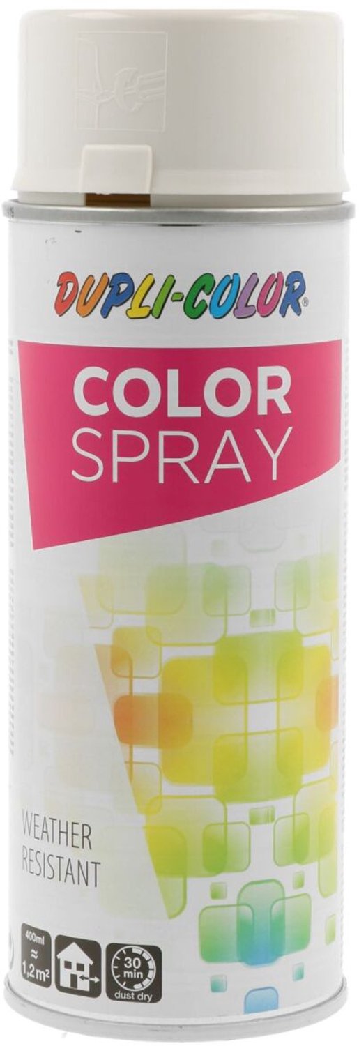 dupli color colorspray ral 9001 creme wit hoogglans 674020 400 ml