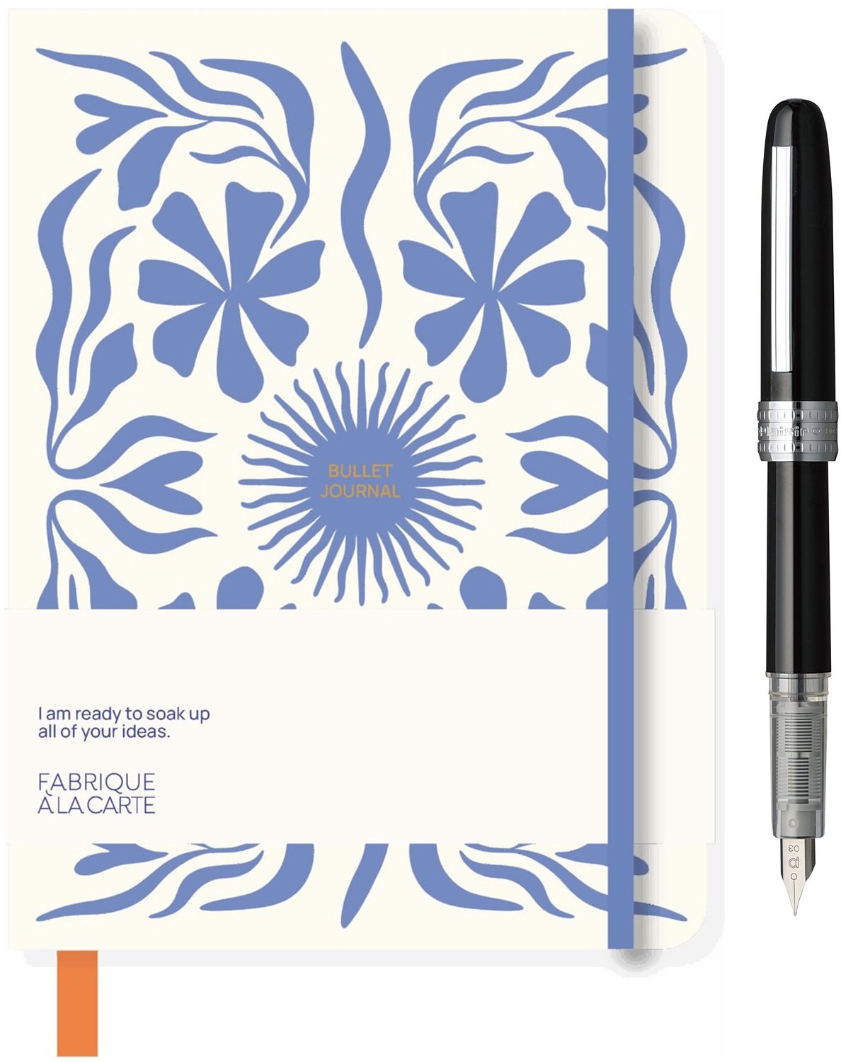 Platinum - Plaisir - Vulpen Fine - Shell pack - Black - Fabrique - Bullet Journal - Zon Flow Lavendel