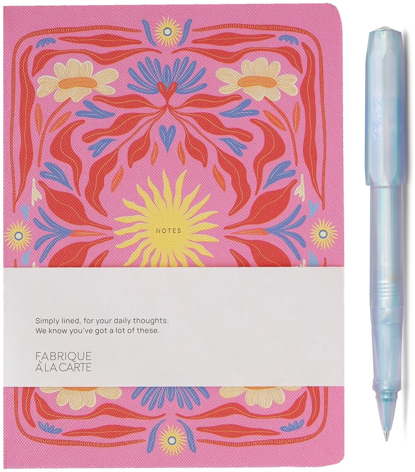 Kaweco - Perkeo - Gel Roller - Iridescent Pearl - Fabrique - Notitieboek - gelineerd Sun Pink