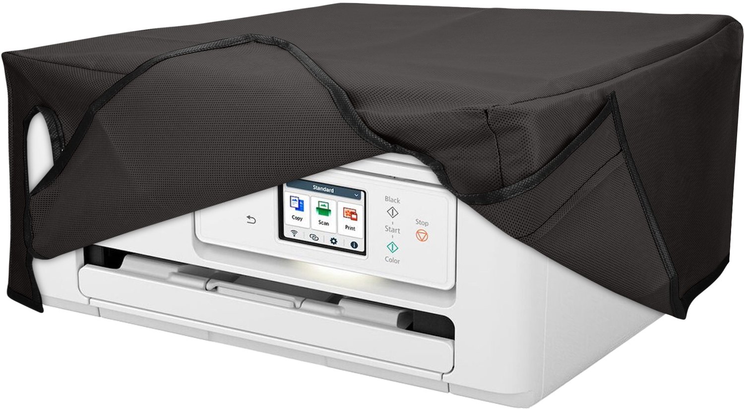 kwmobile hoes geschikt voor Pixma TS7750i - Beschermhoes voor printer - Stofhoes in donkergrijs