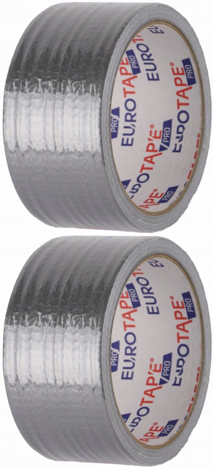 Verstevigde Stoffen Reparatie Tape 48mm x 25m - 2 Stuks