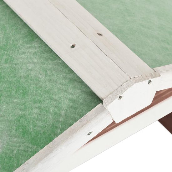 Garage voor robotmaaier, van hout, 72 x 87 x 50 cm, beschermhuis voor robotmaaier, weerbestendig, onderdak voor robotmaaier, laadstation, tuin, beschermhok, mokka-wit — afbeelding 2