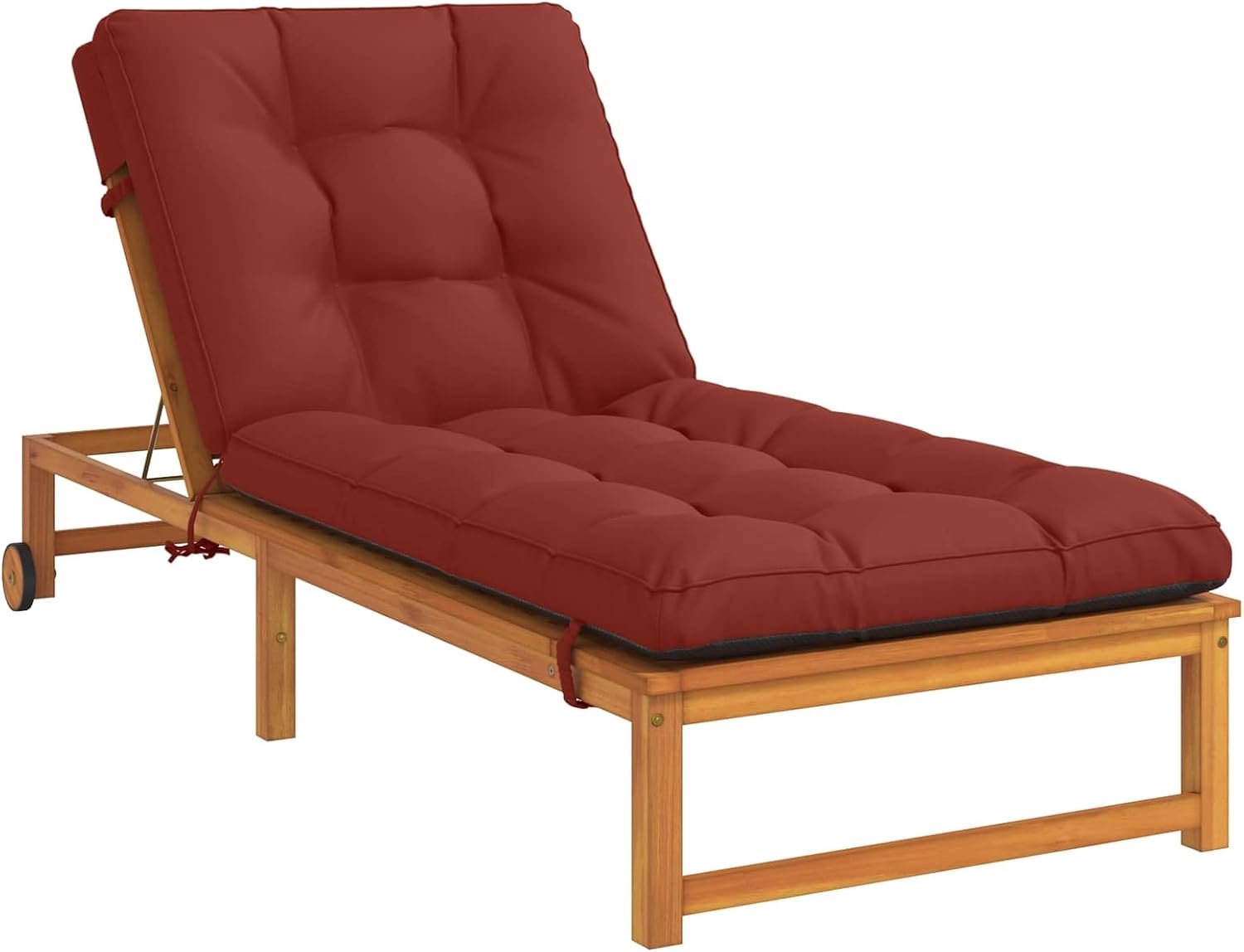 Kussen VIANEN 100% polyester rood 200 x 80 x 8 cm