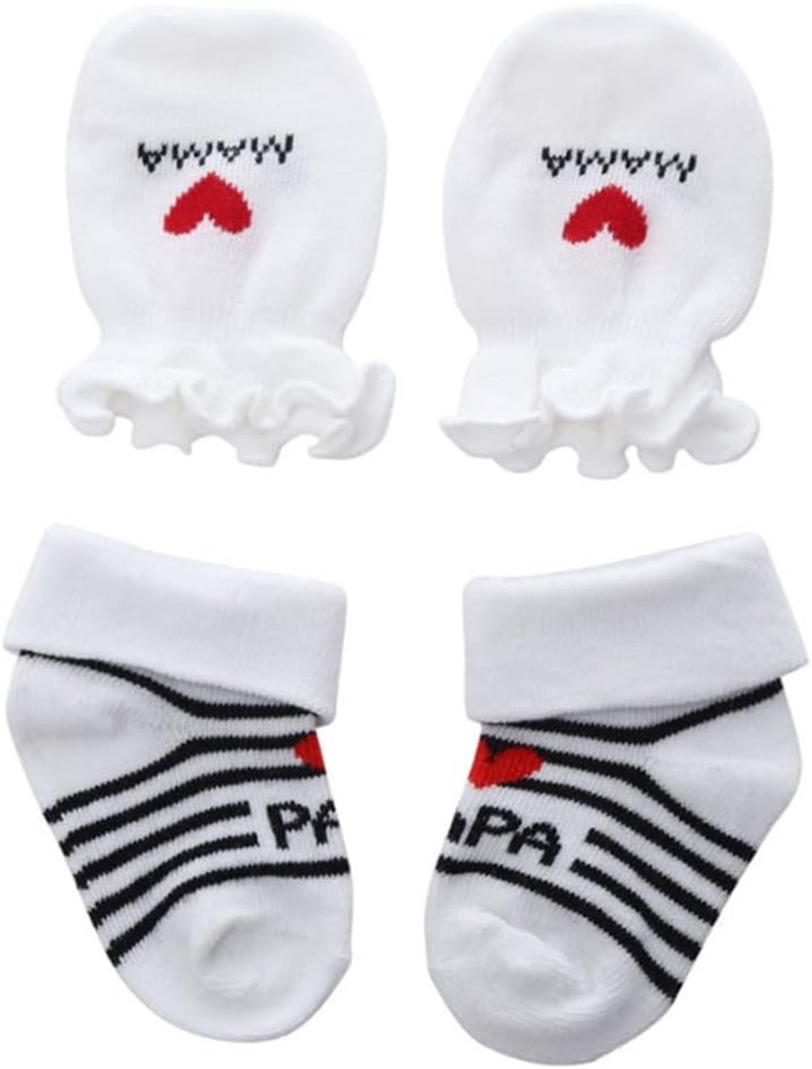 Sokken voor Pasgeborenen 0-6 Maanden, Antislip Katoenen Sokken met Grappige Teksten, Perfecte Kraamcadeaus en Verjaardagscadeaus voor Baby's