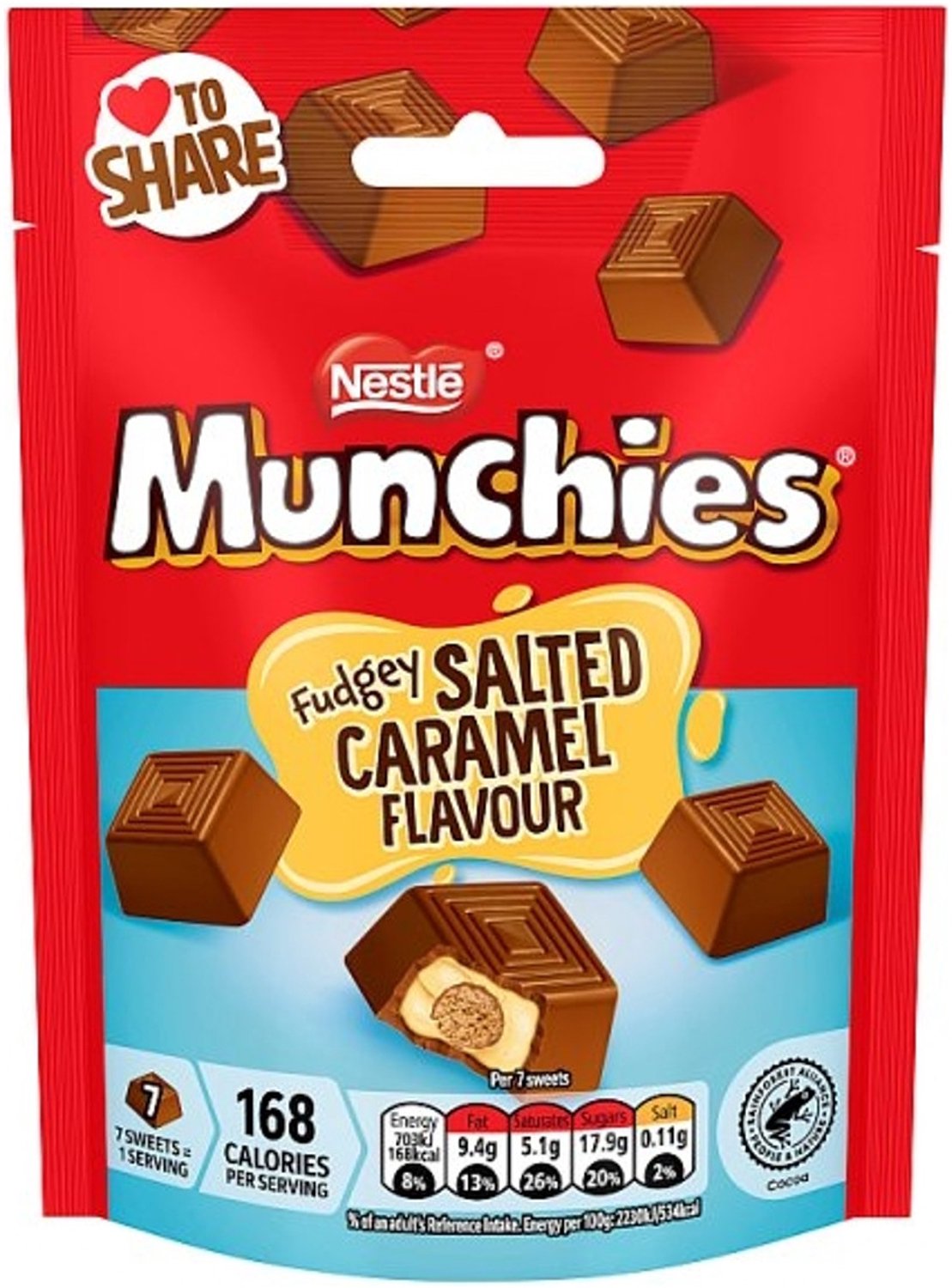 Munchies Fudgey Salted Caramel (8 x 97g)