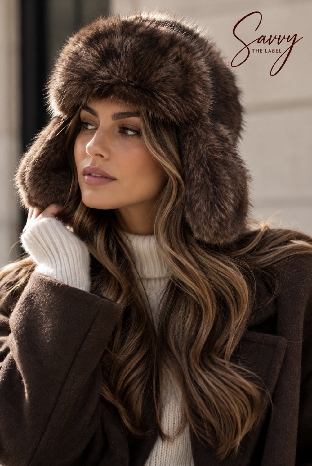 Faux Fur hat - imitatie bont muts - luxe bontmuts - bontmuts - muts - warme muts - bruine muts - nepbont muts - teddy muts - winter muts - hoofdbant bont - buckethat van imitatiebont - neppe bontmuts