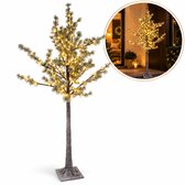 LED Boom - Kunstboom - 120 LED Lampjes - Warm/Wit Licht - 180 cm - Groen