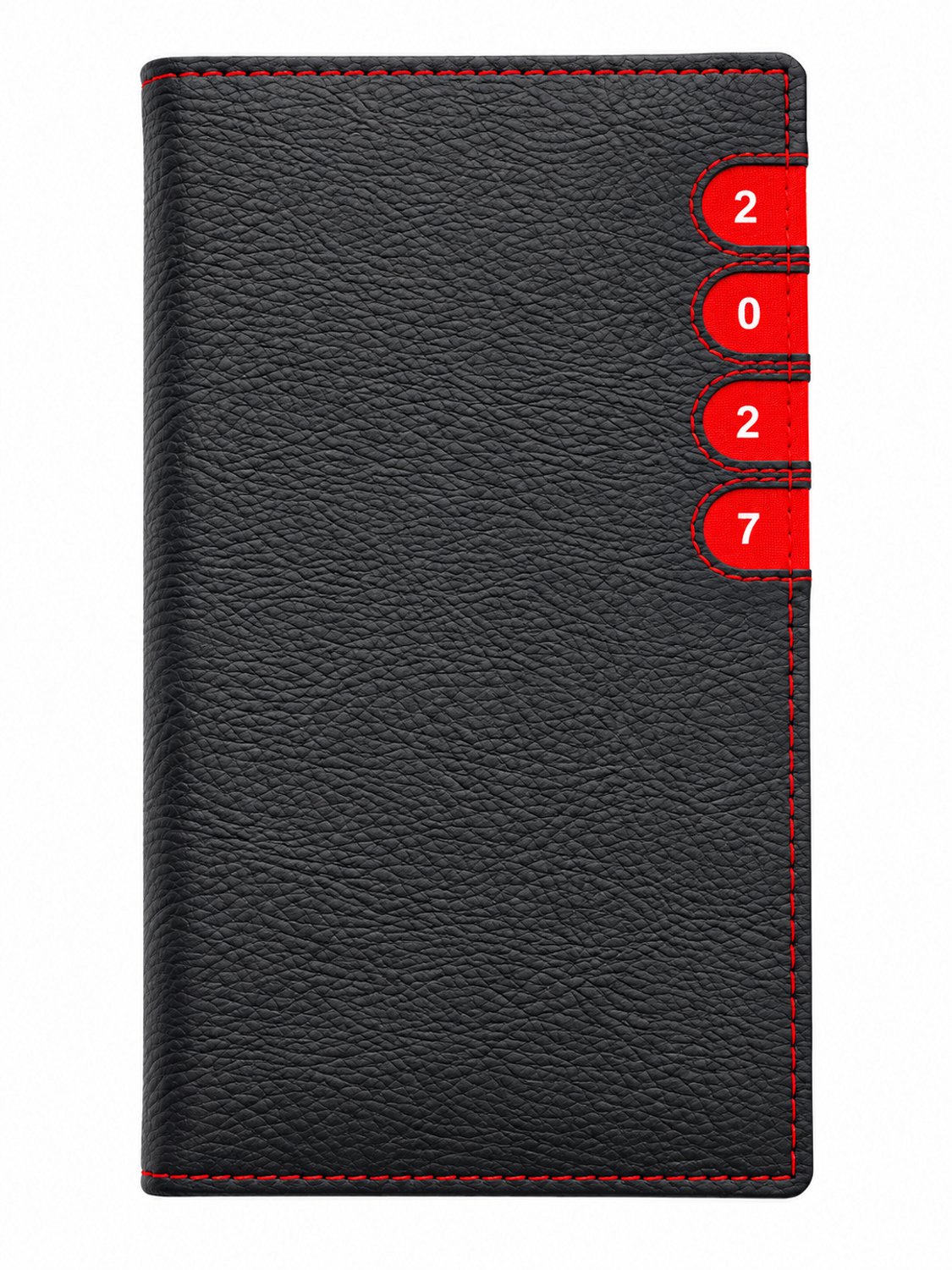 Castelli Zakagenda H37 two-tone Milano 2027 - kunstleder - week - 8.9 x 15.3 cm - rood blauw 4