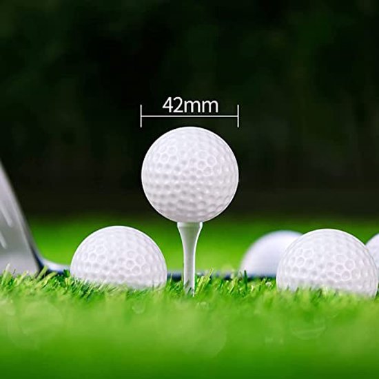 50 Stuks Plastic Oefengolfballen voor Beginners — afbeelding 2