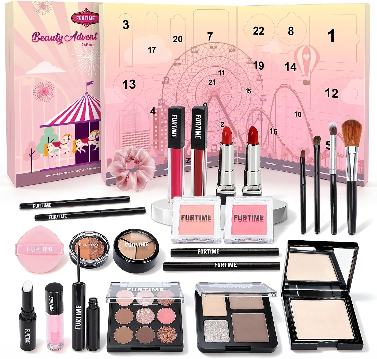 Beauty Advent Calendar 2026 met 24 Hoogwaardige Make-up en Cosmetica voor een Stralende Look