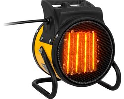 BLOW Bouwkachel EH-01 - 2000W - Thermostaat - Kantelbaar - 2 warmtestanden - Ventilatorfunctie -…