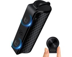 Magnetische spraakrecorder, audio-opnameapparaat met drievoudige ruisonderdrukking. Digitale spraakgestuurde recorder met afspelen, 750 uur opslag en 600 uur batterijtijd voor klasse (64GB zwart)