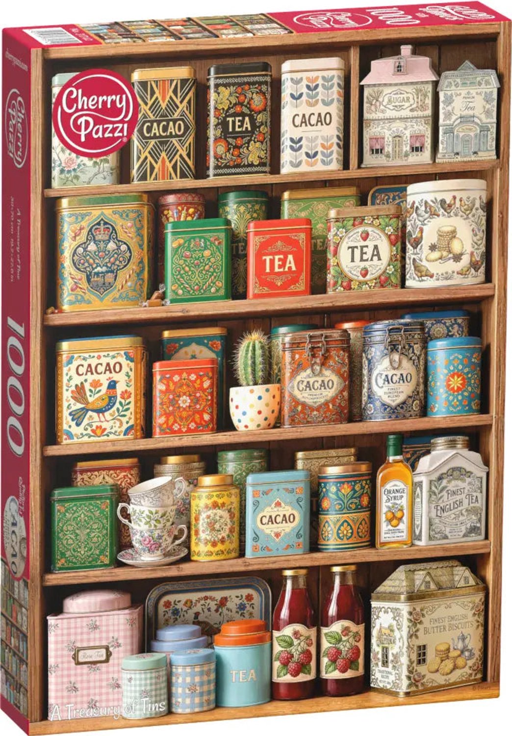 A Treasury of Tins Puzzel 1000 Stukjes